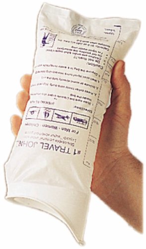 Travel John Non-Toxic Odorless Unisex Deluxe Disposable Urinal Bag -  18/Pack 66892 from Travel John - Acme Tools