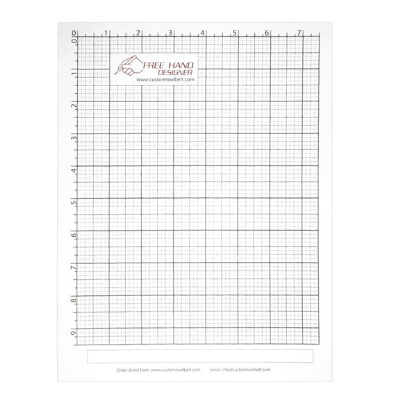Free Hand Drawing Grid - Fits Standard US Letter (8.5