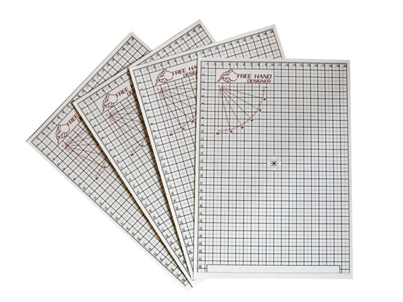 Free Hand Drawing Grid - Fits A5 (5.83