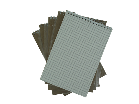 CatMan2 - Refill 9 pack of 50 sheet Graph Paper - 5.83