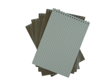 CatMan2 - Refill 9 pack of 50 sheet Graph Paper - 5.83" × 8.27" (A5)