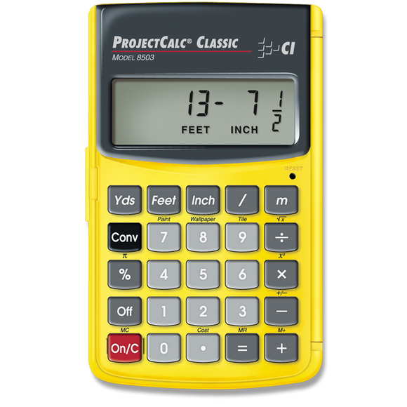 Feet / Inch / Fraction Calculator - Calculated Industries Model 8503-PWB
