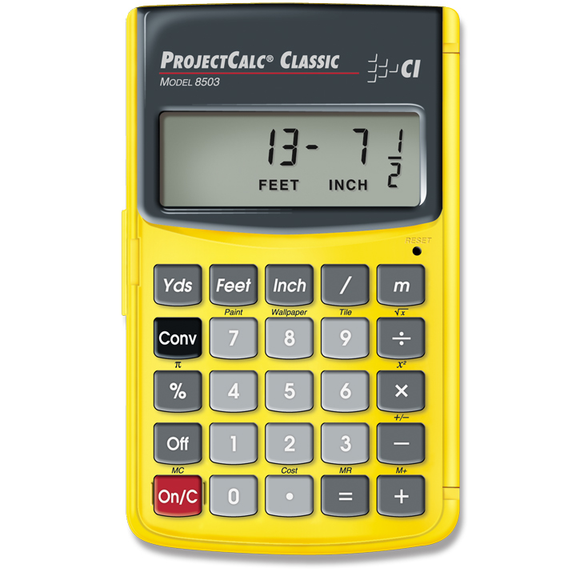 Feet Inch Fraction Calculator Calculated Industries Model