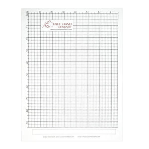 Free Hand Drawing Grid - Fits Standard US Letter (8.5" × 11") or A4 Paper